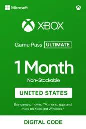 Xbox Game Pass Ultimate 1 Month Non-Stackable (US) - Xbox Live - Digital Code