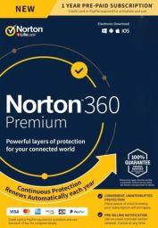 Norton 360 Premium (EU) 10 Devices 1 Year + 75 GB Cloud Storage - Digital Code