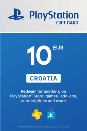 PlayStation Network Card 10 EUR (HR) PSN Key Croatia