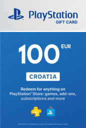 PlayStation Store €100 EUR Gift Card (HR) - Digital Code