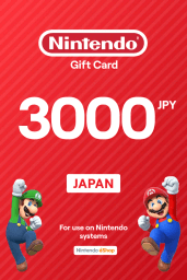 Nintendo eShop ¥3000 JPY Gift Card (JP) - Digital Code