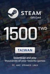 Steam Wallet $1500 TWD Gift Card (TW) - Digital Code