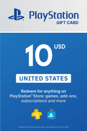 PlayStation Network Card 10 USD (US) PSN Key United States