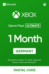 Xbox Game Pass Ultimate 1 Month (DE) - Xbox Live - Digital Code