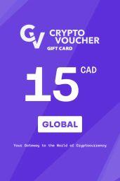 Crypto Voucher Bitcoin (BTC) 15 CAD Gift Card - Digital Code