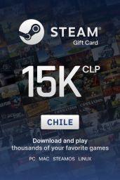 Steam Wallet 15000 CLP Gift Card (CL) - Digital Code