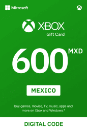 Xbox $600 MXN Gift Card (MX) - Digital Code