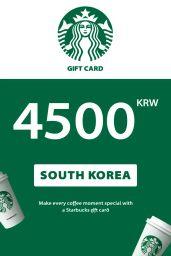 Starbucks ₩4500 KRW Gift Card (KR) - Digital Code