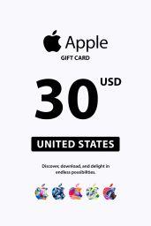 Apple $30 USD Gift Card (US) - Digital Code