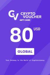 Crypto Voucher Bitcoin (BTC) 80 USD Gift Card - Digital Code