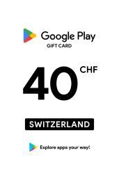 Google Play 40 CHF Gift Card (CH) - Digital Code