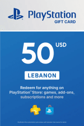 PlayStation Network Card 50 USD (LB) PSN Key Lebanon