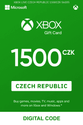Xbox 1500 CZK Gift Card (CZ) - Digital Code