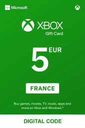 Xbox €5 EUR Gift Card (FR) - Digital Code
