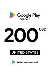 Google Play $200 USD Gift Card (US) - Digital Code