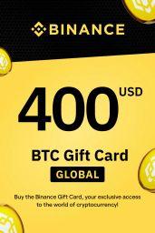 Binance (BTC) 400 USD Gift Card - Digital Code