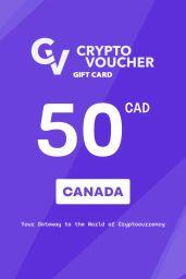 Crypto Voucher Bitcoin (BTC) $50 CAD Gift Card (CA) - Digital Code