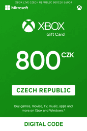 Xbox 800 CZK Gift Card (CZ) - Digital Code