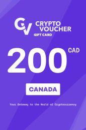 Crypto Voucher Bitcoin (BTC) $200 CAD Gift Card (CA) - Digital Code