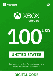 Xbox $100 USD Gift Card (US) - Digital Code