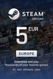 Steam Wallet €5 EUR Gift Card (EU) - Digital Code