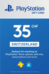 PlayStation Network Card 35 CHF (CH) PSN Key Switzerland