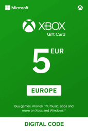 Xbox €5 EUR Gift Card (EU) - Digital Code
