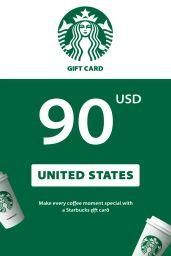 Starbucks $90 USD Gift Card (US) - Digital Code