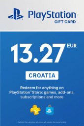 PlayStation Network Card 13.27 EUR (HR) PSN Key Croatia