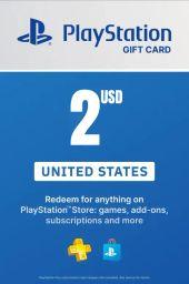PlayStation Network Card 2 USD (US) PSN Key United States