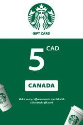 Starbucks $5 CAD Gift Card (CA) - Digital Code