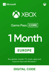 Xbox Game Pass Core 1 Month (EU) - Xbox Live - Digital Code