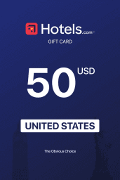 Hotels.com $50 USD Gift Card (US) - Digital Code