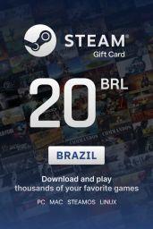 Steam Wallet R$20 BRL Gift Card (BR) - Digital Code