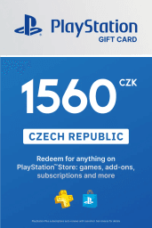 PlayStation Store 1560 CZK Gift Card (CZ) - Digital Code