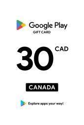 Google Play $30 CAD Gift Card (CA) - Digital Code