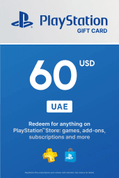 PlayStation Network Card 60 USD (UAE) PSN Key United Arab Emirates