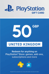 PlayStation Network Card 50 GBP (UK) PSN Key United Kingdom