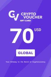 Crypto Voucher Bitcoin (BTC) 70 USD Gift Card - Digital Code