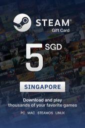 Steam Wallet $5 SGD Gift Card (SG) - Digital Code