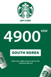 Starbucks ₩4900 KRW Gift Card (KR) - Digital Code