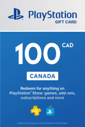 PlayStation Network Card 100 CAD (CA) PSN Key Canada