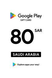 Google Play 80 SAR Gift Card (SA) - Digital Code