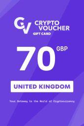 Crypto Voucher Bitcoin (BTC) 70 GBP Gift Card (UK) - Digital Code