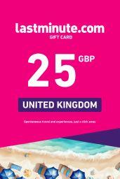 lastminute.com £25 GBP Gift Card (UK) - Digital Code