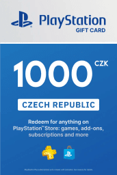 PlayStation Store 1000 CZK Gift Card (CZ) - Digital Code