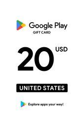 Google Play $20 USD Gift Card (US) - Digital Code