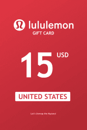 Lululemon $15 USD Gift Card (US) - Digital Code