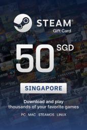 Steam Wallet $50 SGD Gift Card (SG) - Digital Code