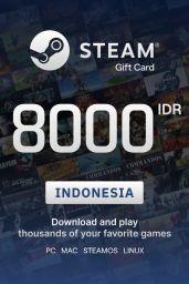 Steam Wallet Rp8000 IDR Gift Card (ID) - Digital Code